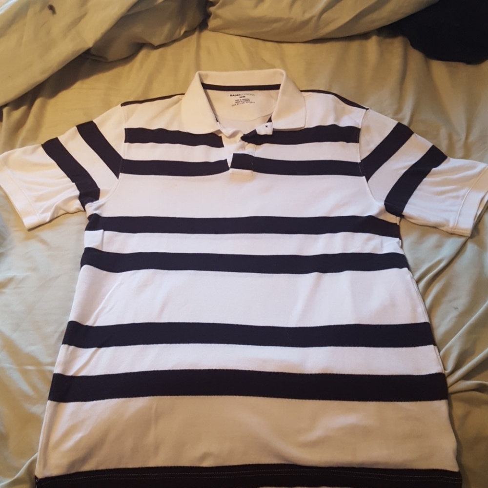 3 Striped Polo Shirts